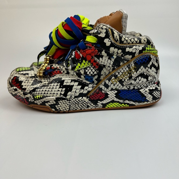 Reebok Melody Ehshani x Pump Omni Lite Mid-Top Snake Printed Women’s Sneakers - Picture 10 of 16